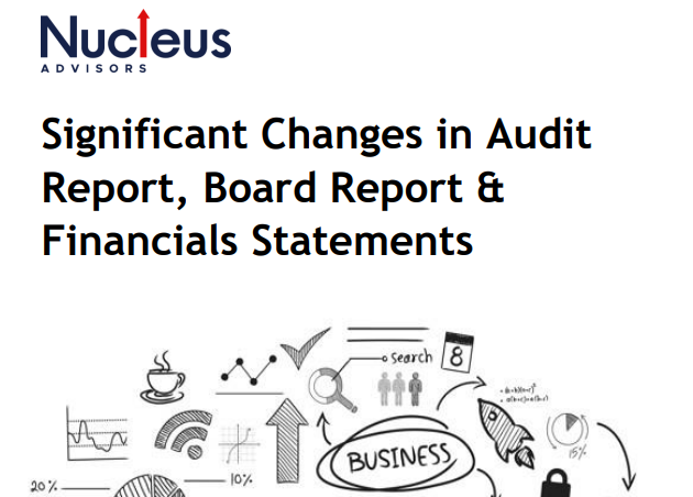 Significant Changes in Audit Report, Board Report & Financials Statements 