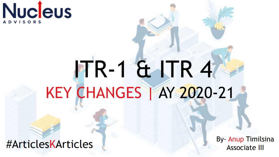 ITR 1 and ITR 4 key changes